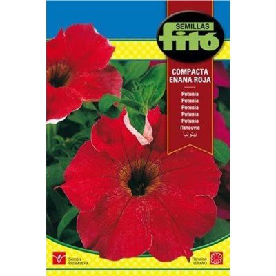 Fito Petunia “Dwarf” Compact Red Premium Quality Seeds