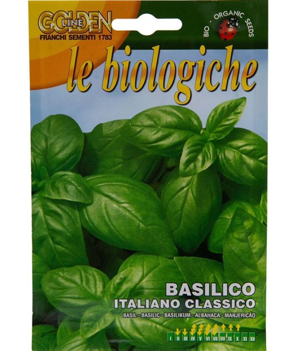 Franchi Golden Line Le Biologiche Basil Organic Seeds