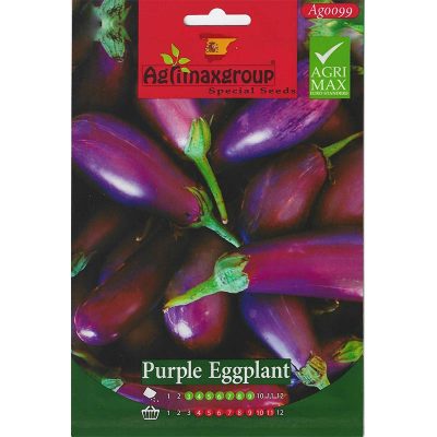 Agrimax Purple Eggplant Premium Quality Seeds