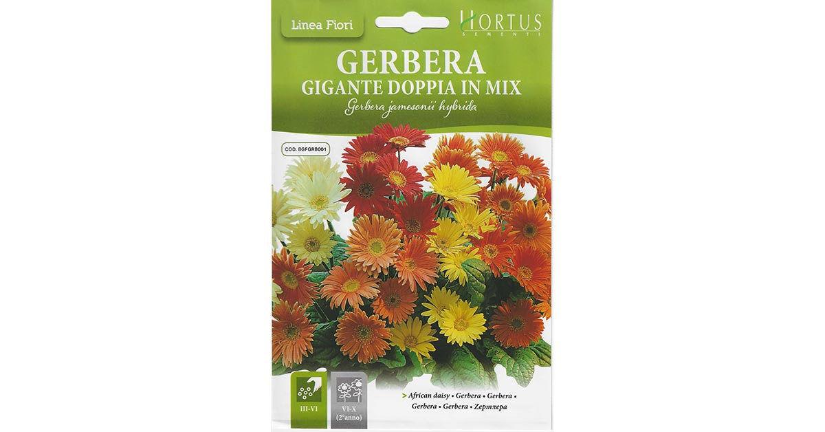 Semi/Seeds GERBERA Gigante Doppia Mix 