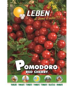 Leben Cherry Tomato (Pomodoro Red Cherry) Premium Quality Seeds Made in Italy