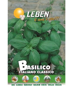 Leben Basil (Basilico Italiano Classico) Premium Quality Seeds Made in Italy