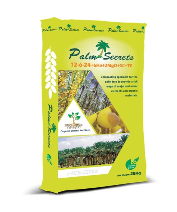 Palm Secrets Special Fertilizer formula designed for Date Palms