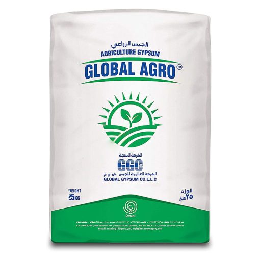Agriculture Gypsum 25kg Bag Made in Oman