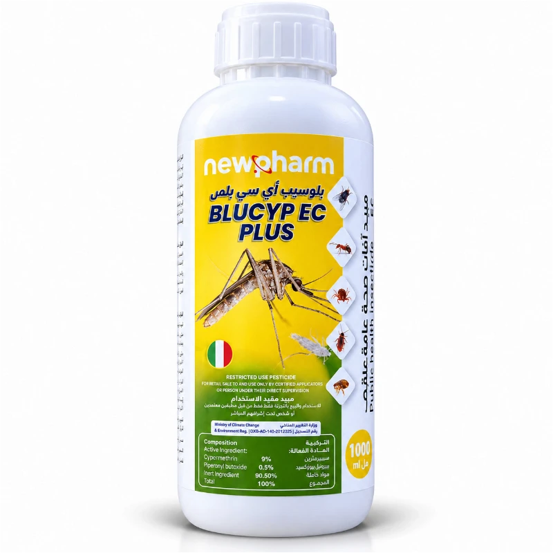 Alt Text: BLUCYP EC Plus Cypermethrin public health insecticide 1 litre
